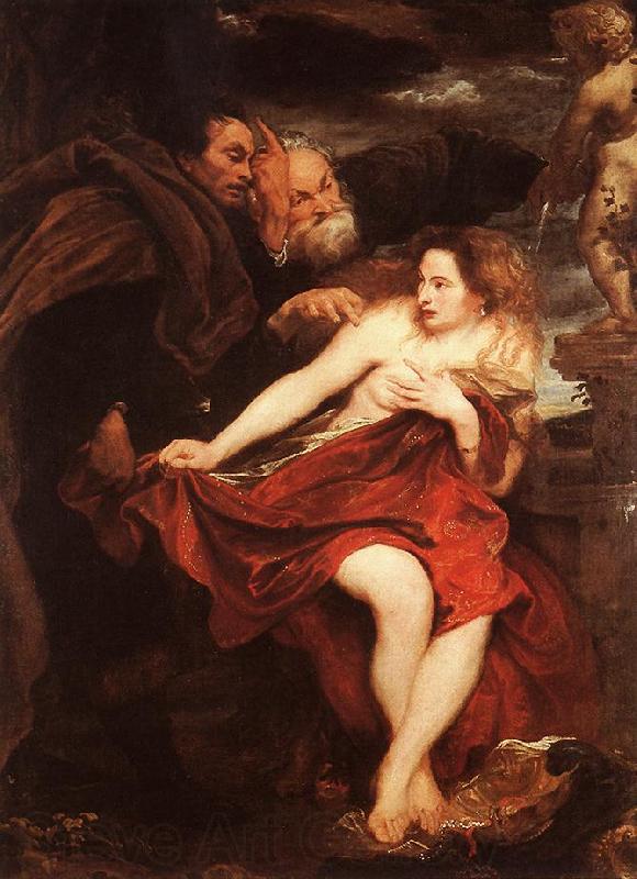 DYCK, Sir Anthony Van Susanna and the Elders dfg Spain oil painting art